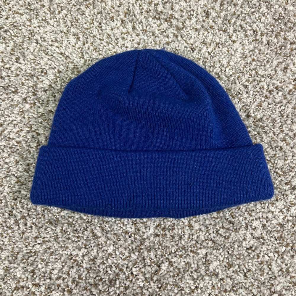 47 Brand Buffalo Bills Beanie Hat Royal Blue Knit Cuffed Winter Cap NFL Logo - Picture 2 of 4